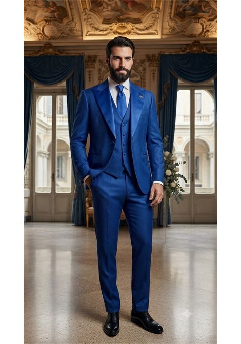 smoking petto a lancia con gilet MANUEL RITZ | Abiti | 3630ARW3328X 24000287